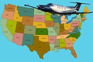 Canadian charter airlines licenced to fly into the USA